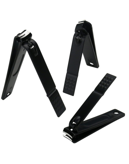 Manicure Set Nail Clippers Kit Professional Stainless Steel Nail Care Tools with Leather Travel Case 10 in 1 Black/Yellow